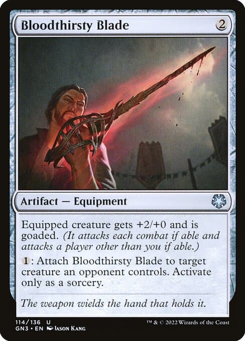 Bloodthirsty Blade from Game Night: Free-for-All (Uncommon)