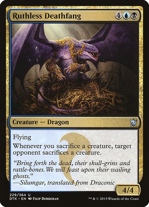 Ruthless Deathfang from Dragons of Tarkir (Uncommon)