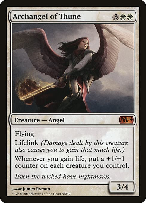 Archangel of Thune from Magic 2014 (Mythic)