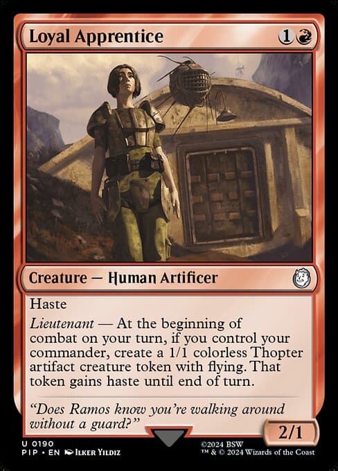 Loyal Apprentice from Fallout (Uncommon)