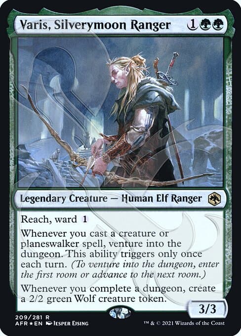Varis, Silverymoon Ranger from Adventures in the Forgotten Realms Promos (Rare)