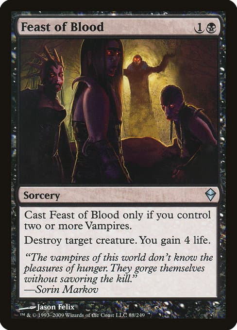 Feast of Blood from Zendikar (Uncommon)