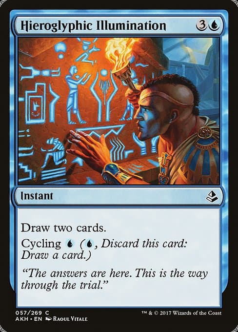 Hieroglyphic Illumination from Amonkhet (Common)