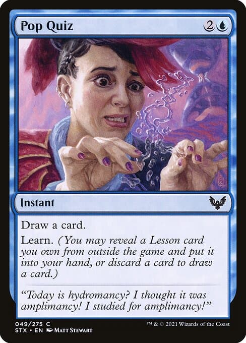 Pop Quiz from Strixhaven: School of Mages (Common)