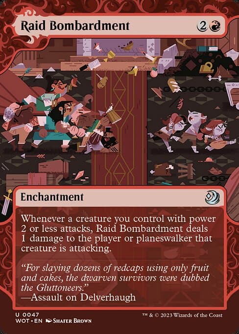 Raid Bombardment from Wilds of Eldraine: Enchanting Tales (Uncommon)