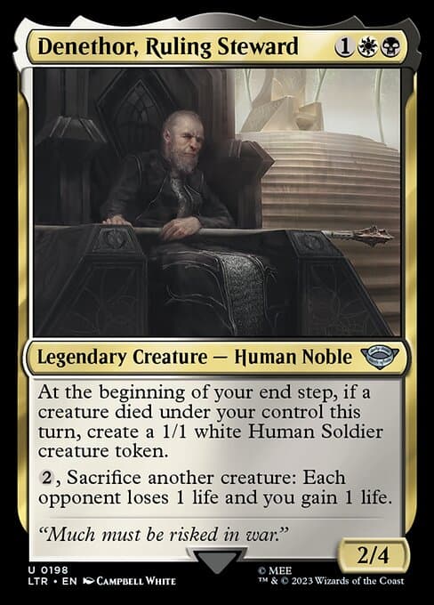Denethor, Ruling Steward from The Lord of the Rings: Tales of Middle-earth (Uncommon)