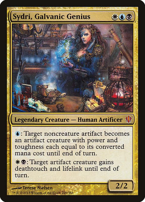 Sydri, Galvanic Genius from Commander 2013 (Mythic)