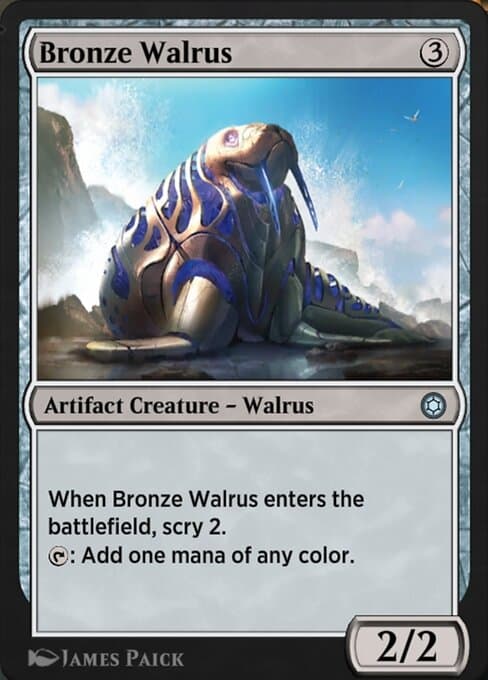 Bronze Walrus from Alchemy Horizons: Baldur's Gate (Uncommon)