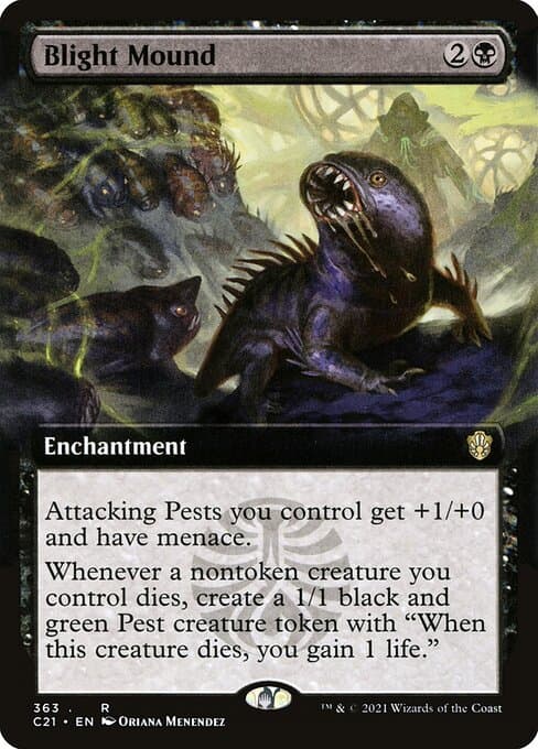 Blight Mound from Commander 2021 (Rare)