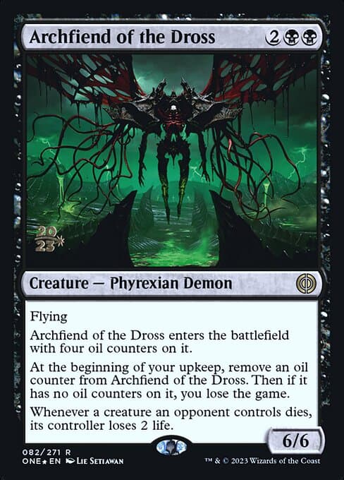 Archfiend of the Dross from Phyrexia: All Will Be One Promos (Rare)