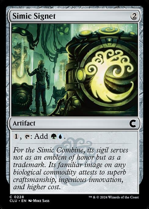 Simic Signet from Ravnica: Clue Edition (Common)