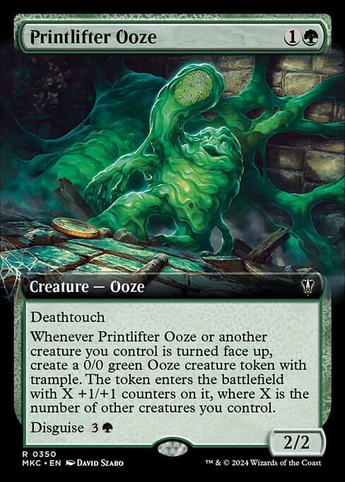 Printlifter Ooze from Murders at Karlov Manor Commander (Rare)