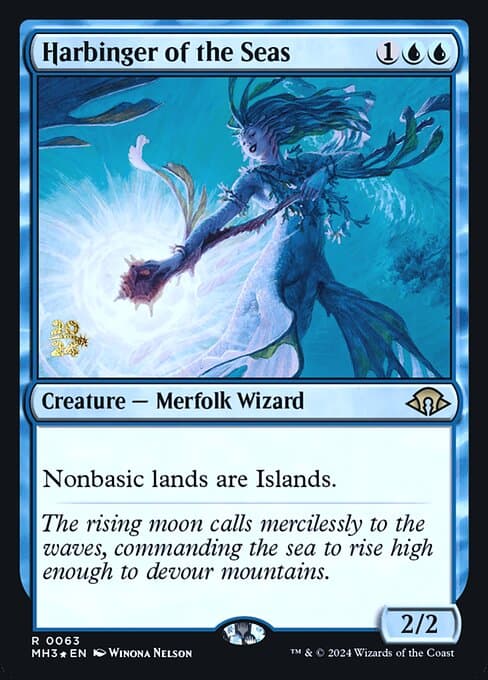 Harbinger of the Seas from Modern Horizons 3 Promos (Rare)