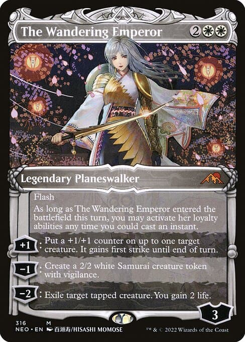 The Wandering Emperor from Kamigawa: Neon Dynasty (Mythic)