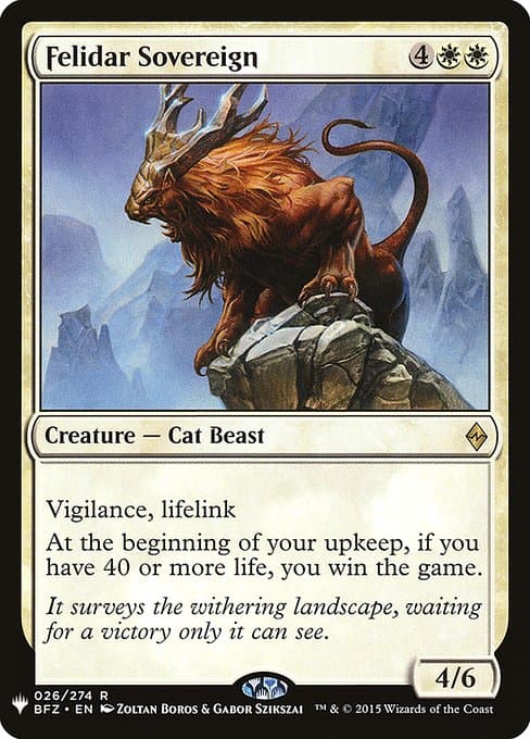 Felidar Sovereign from The List (Rare)