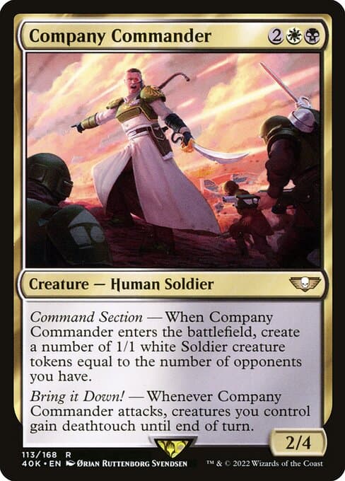 Company Commander from Warhammer 40,000 Commander (Rare)