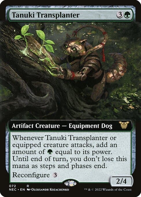 Tanuki Transplanter from Neon Dynasty Commander (Rare)