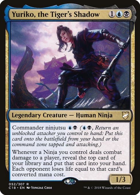 Yuriko, the Tiger's Shadow from Commander 2018 (Rare)