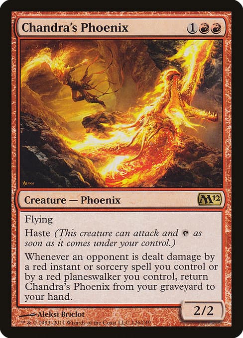 Chandra's Phoenix from Magic 2012 (Rare)