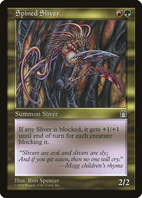 Spined Sliver from Stronghold (Uncommon)