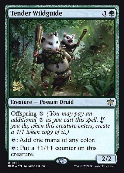 Tender Wildguide from Bloomburrow Promos (Rare)