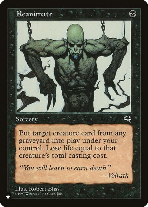 Reanimate from The List (Uncommon)