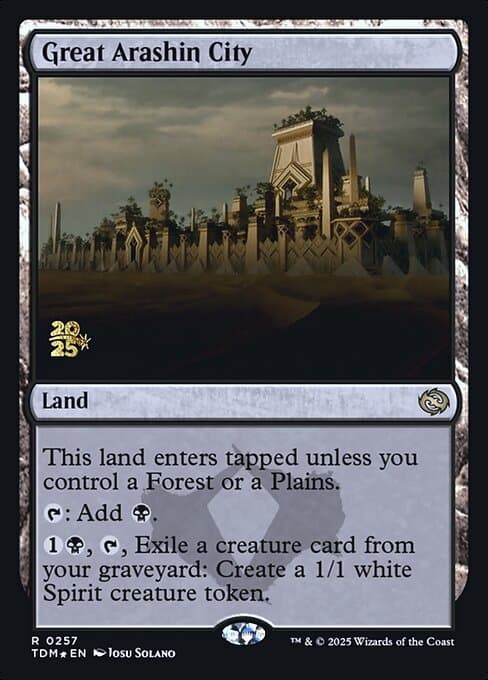 Great Arashin City from Tarkir: Dragonstorm Promos (Rare)