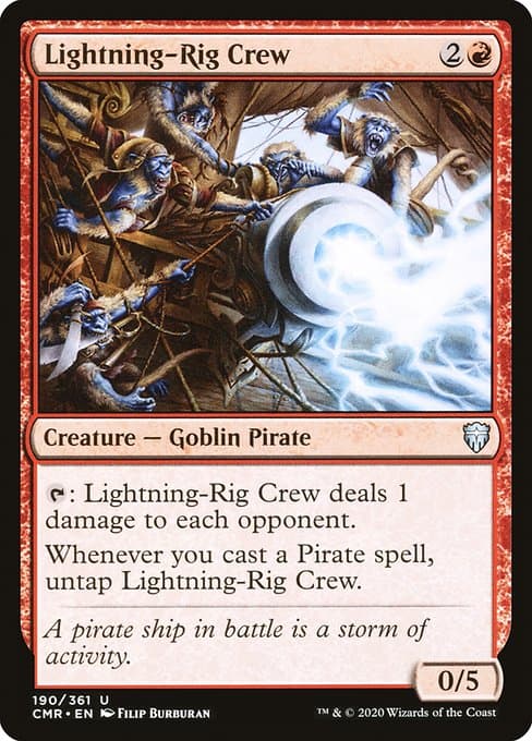 Lightning-Rig Crew from Commander Legends (Uncommon)