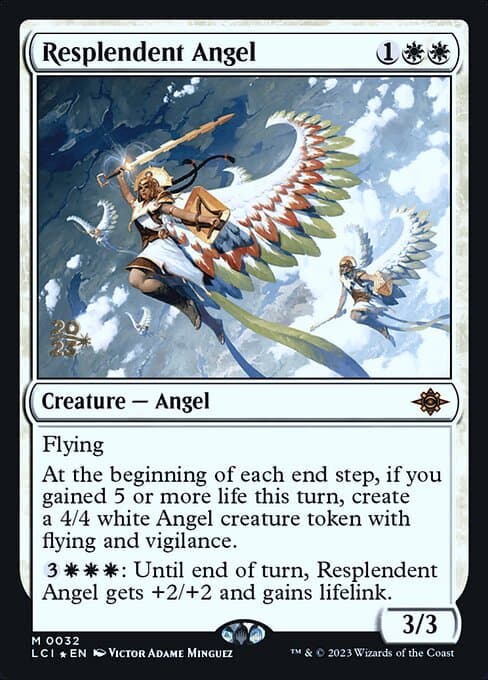 Resplendent Angel from The Lost Caverns of Ixalan Promos (Mythic)