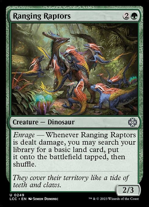 Ranging Raptors from The Lost Caverns of Ixalan Commander (Uncommon)