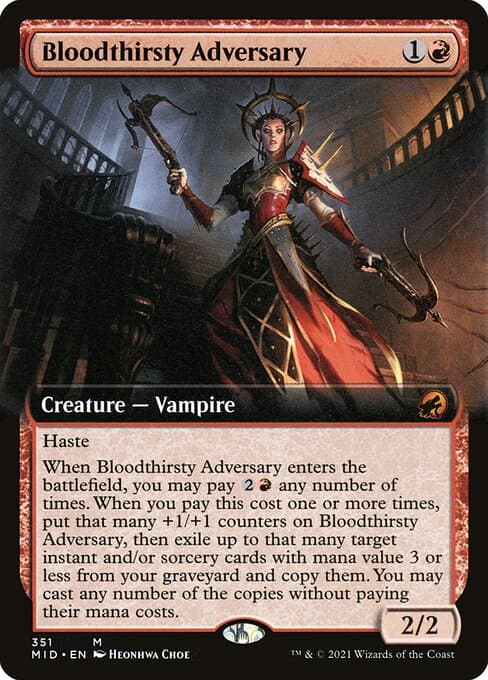 Bloodthirsty Adversary from Innistrad: Midnight Hunt (Mythic)