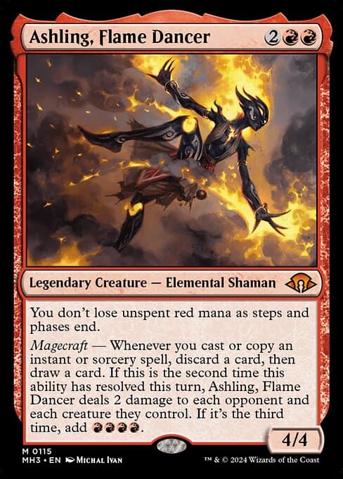 Ashling, Flame Dancer from Modern Horizons 3 (Mythic)