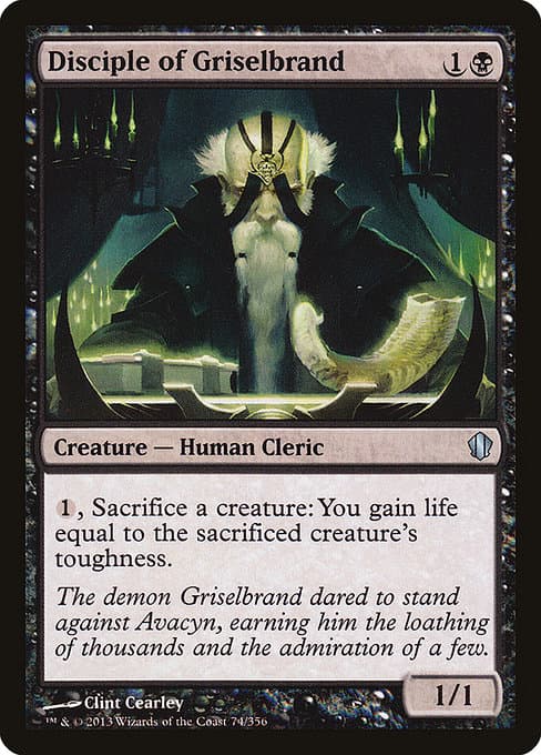 Disciple of Griselbrand from Commander 2013 (Uncommon)