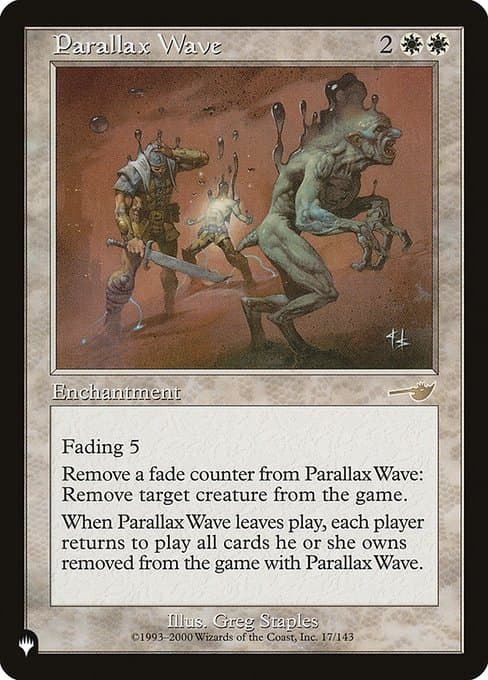 Parallax Wave from The List (Rare)