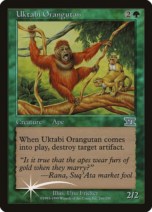 Uktabi Orangutan from Arena League 2000 (Rare)