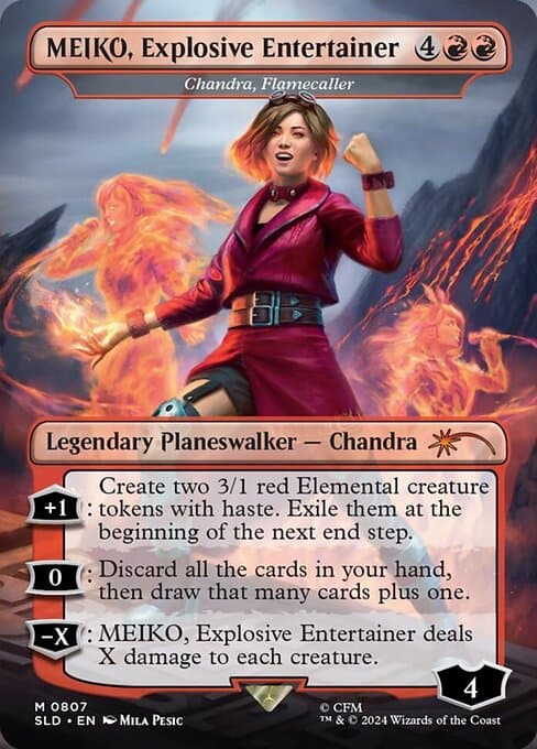 Chandra, Flamecaller from Secret Lair Drop (Mythic)