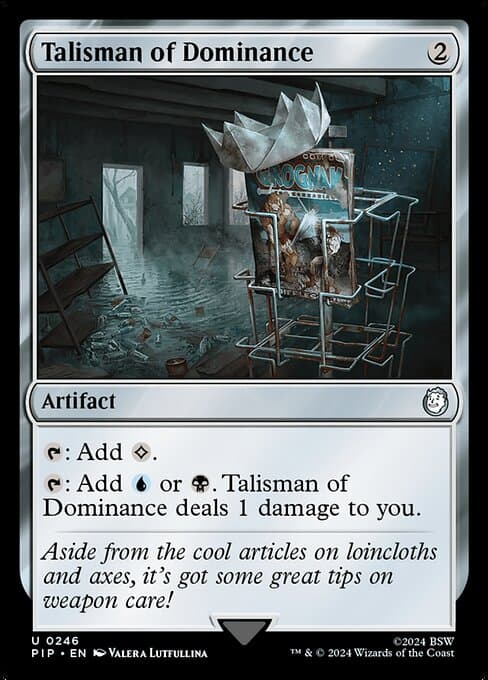 Talisman of Dominance from Fallout (Uncommon)