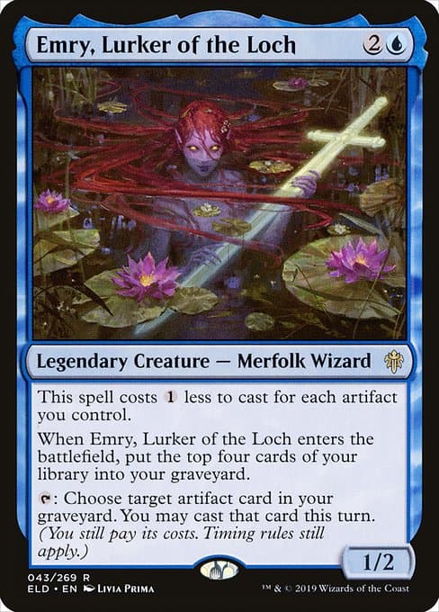 Emry, Lurker of the Loch from Throne of Eldraine (Rare)