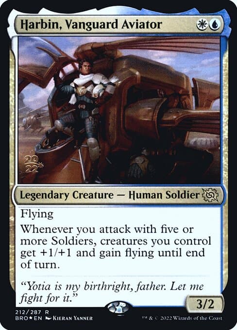 Harbin, Vanguard Aviator from The Brothers' War Promos (Rare)