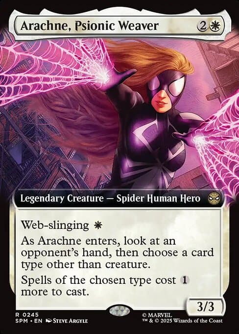 Arachne, Psionic Weaver from Marvel's Spider-Man (Rare)