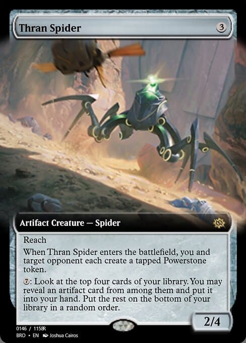 Thran Spider from Magic Online Promos (Rare)
