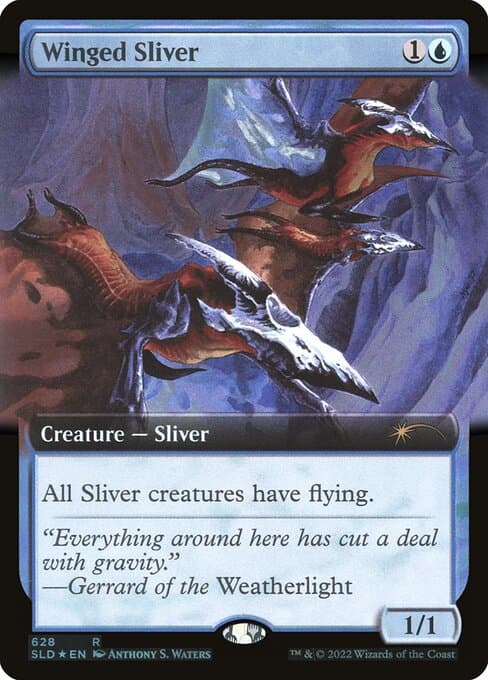Winged Sliver from Secret Lair Drop (Rare)