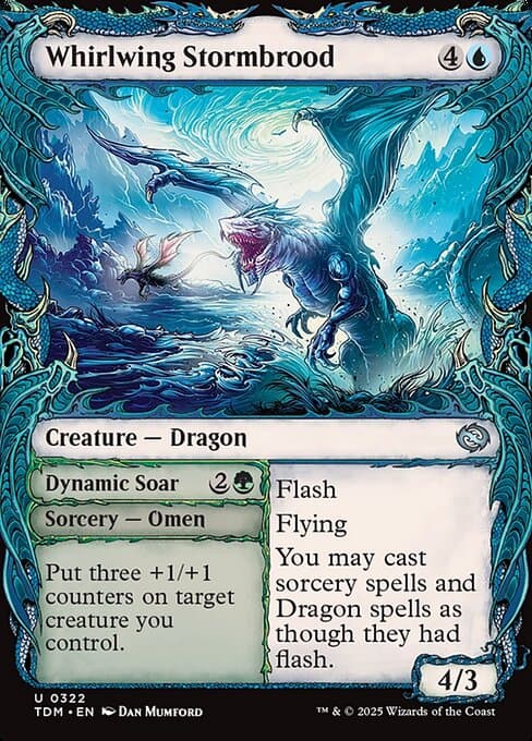 Whirlwing Stormbrood // Dynamic Soar from Tarkir: Dragonstorm (Uncommon)