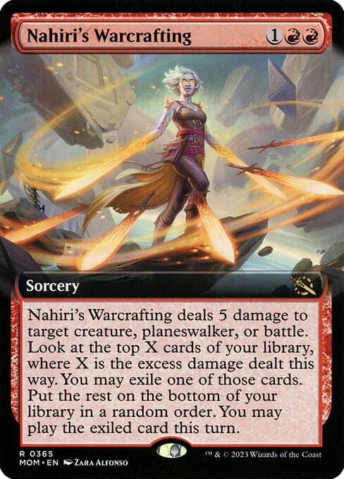 Nahiri's Warcrafting from March of the Machine (Rare)