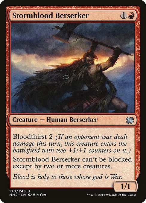 Stormblood Berserker from Modern Masters 2015 (Uncommon)