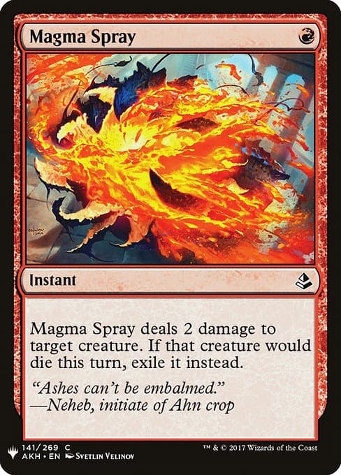 Magma Spray from The List (Common)