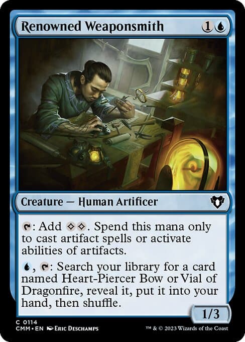Renowned Weaponsmith from Commander Masters (Common)