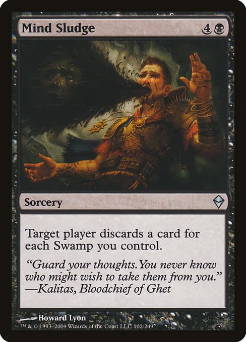 Mind Sludge from Zendikar (Uncommon)