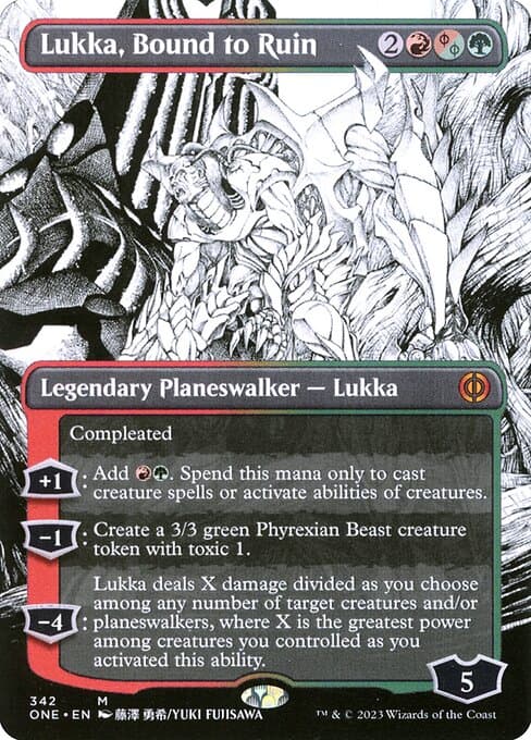 Lukka, Bound to Ruin from Phyrexia: All Will Be One (Mythic)
