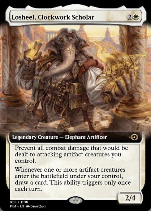 Losheel, Clockwork Scholar from Magic Online Promos (Rare)